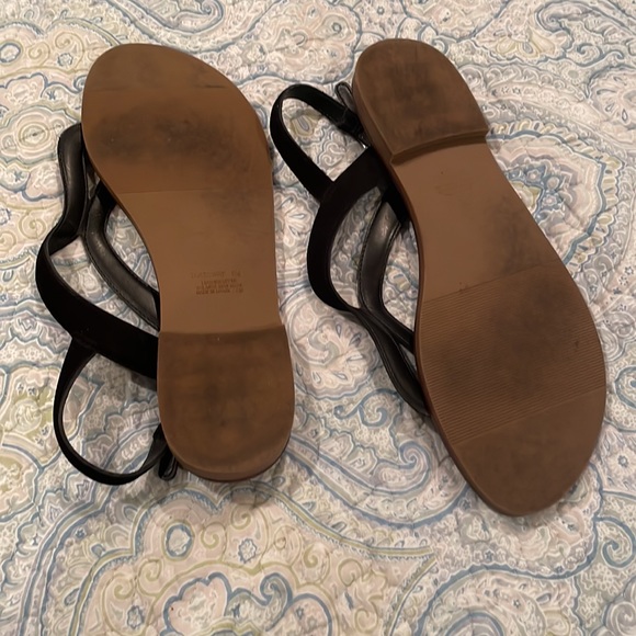 Steve Madden Black Velvet Sandals - Picture 3 of 3